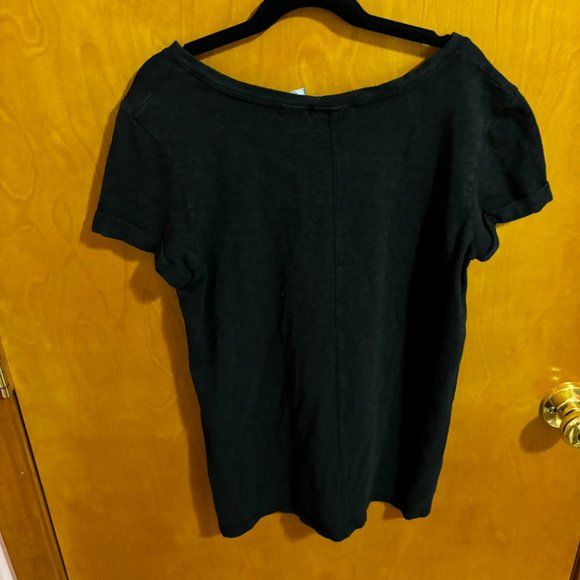 SIGRID OLSEN black t-shirt top casual Size Small - Picture 8 of 10
